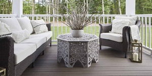 Террасная доска из ДПК Bamberg, Solid, Brazilian Walnut