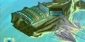 Террасная доска из ДПК Bamberg, Solid, African Bubinga25