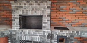 Кирпич огнеупорный Montenegro SHA 5 Black Argentum 230x114x65 мм 8