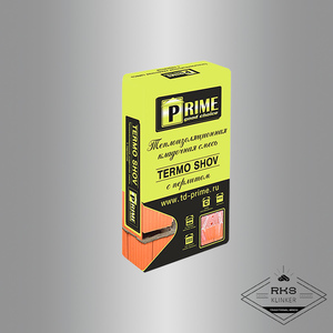 Теплоизоляционный кладочный раствор PRIME Termo Shov 6130, 20 кг