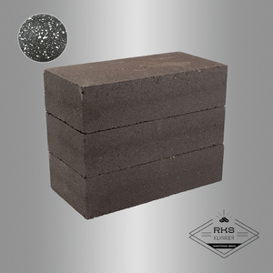 Кирпич шамотный огнеупорный Боровичи ША-8 Черный 250x124x65 мм