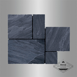 Мозаика из камня известняк RKS SLATE Belgian Black