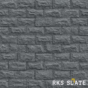 Фасадный колотый камень Black Basalt Rock