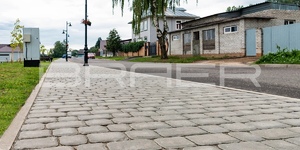 Тротуарная плитка Браер Ривьера Серый - Набережная. Тутаев (1)