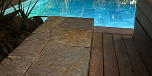 Плитка из натурального камня для чаши бассейна Сланец RKS SLATE Silver Grey Natural фото (2)