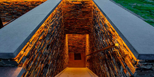 Натуральный камень в ландшафте. Облицовка стен 3D панели RKS SLATE Сланец Cedar Slate Country заказать (2)
