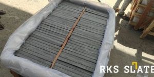 Плитка RKS SLATE Limestone Belgian Black 600х300х20мм Natural Индия (2)
