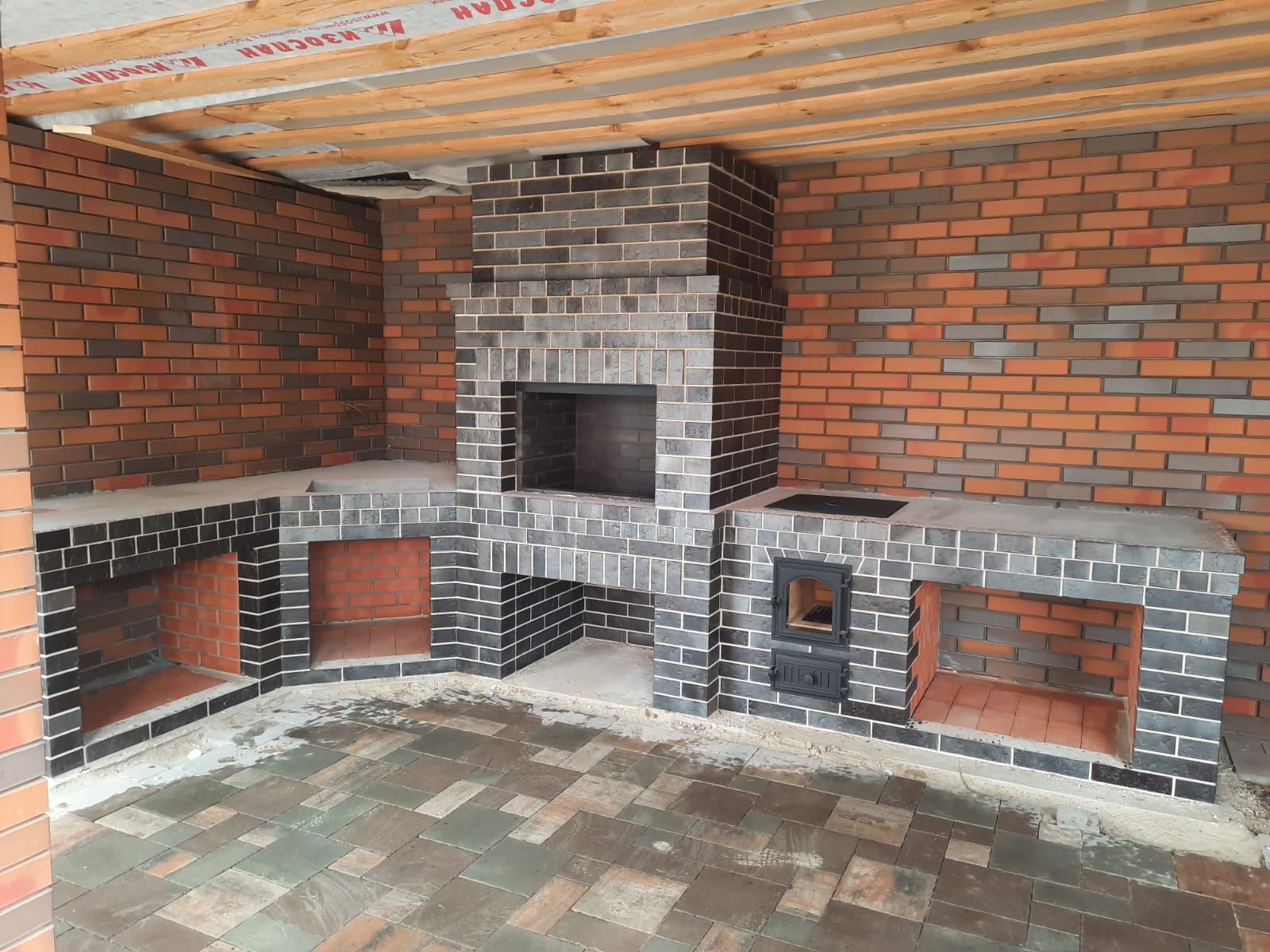 Кирпич огнеупорный Montenegro SHA 5 Black Argentum 230x114x65 мм 9