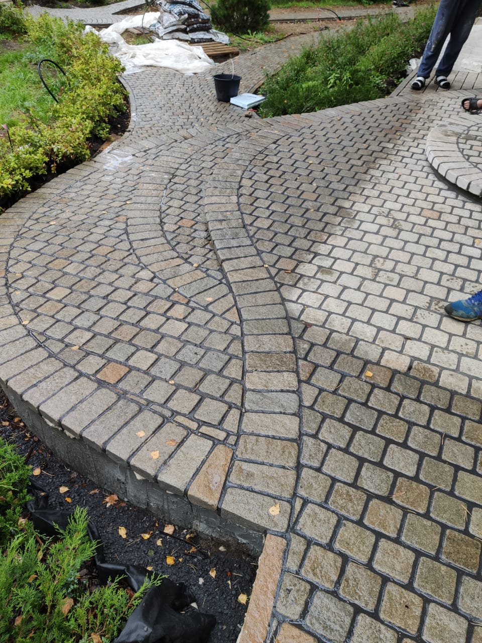 Гранитная брусчатка RKS Slate Vermont 200x100 мм3