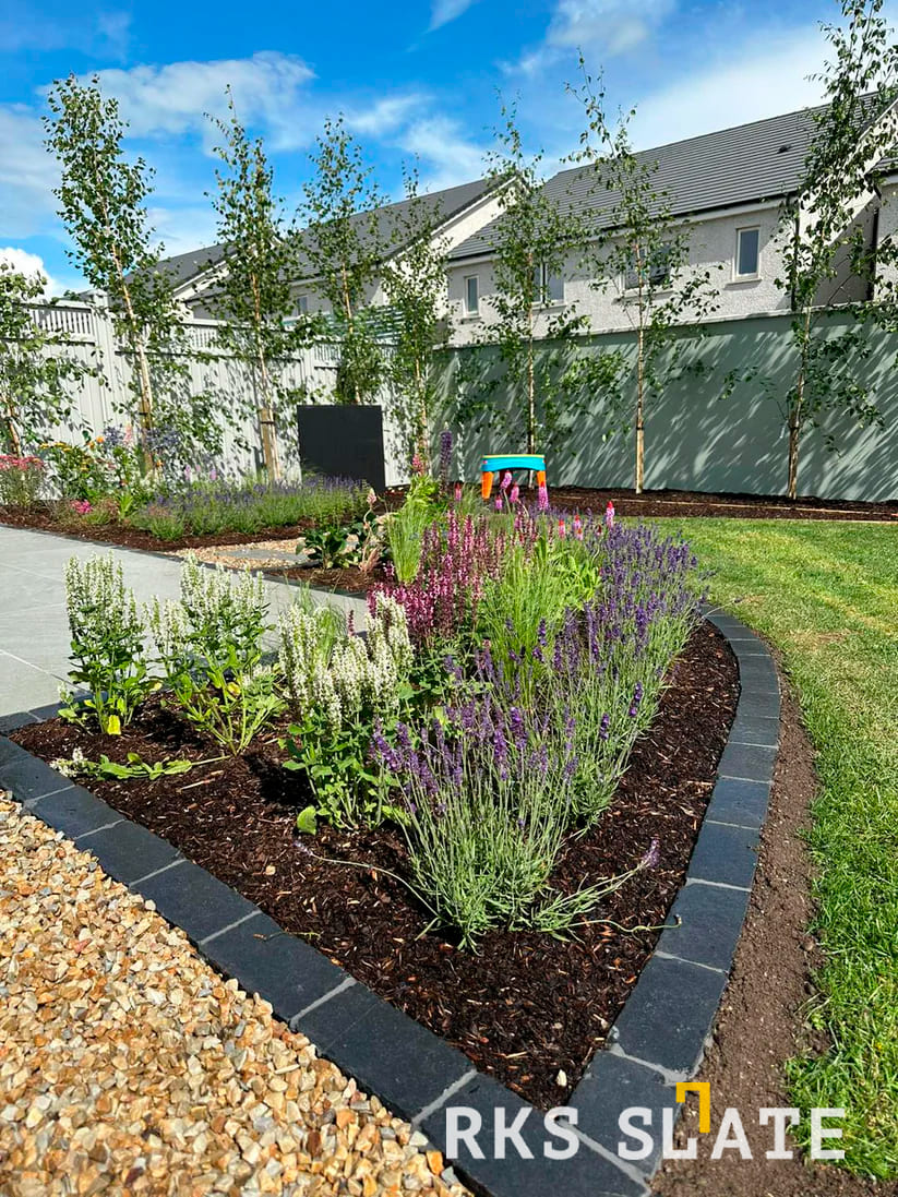 Брусчатка из известняка RKS Slate Belgian Black 200x100x40 мм 13