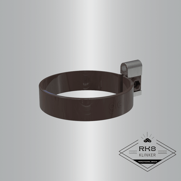 Хомут трубы GLC PVC, RAL 8019 в Саратове