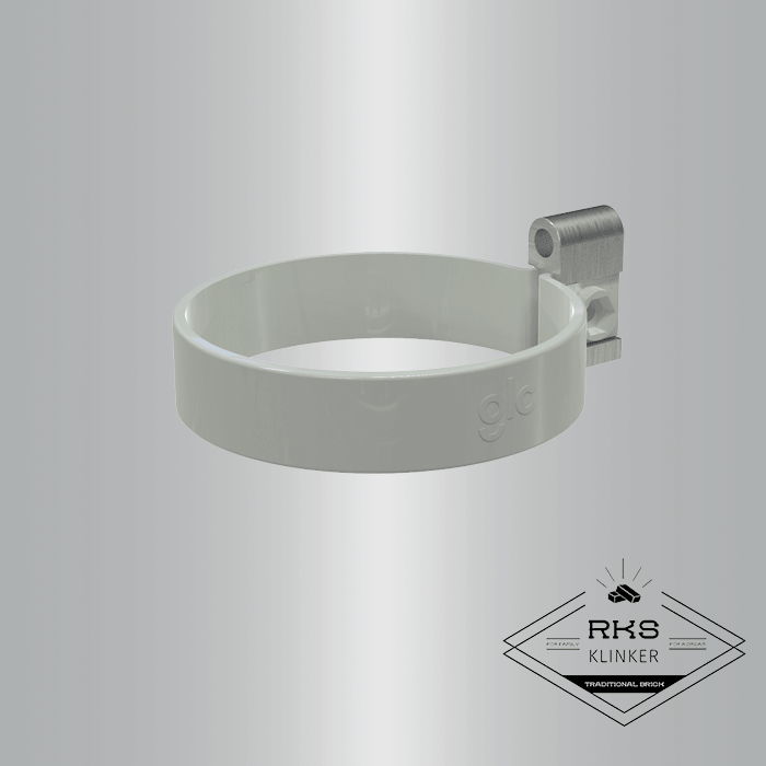 Хомут трубы GLC PVC, RAL 9010 в Саратове