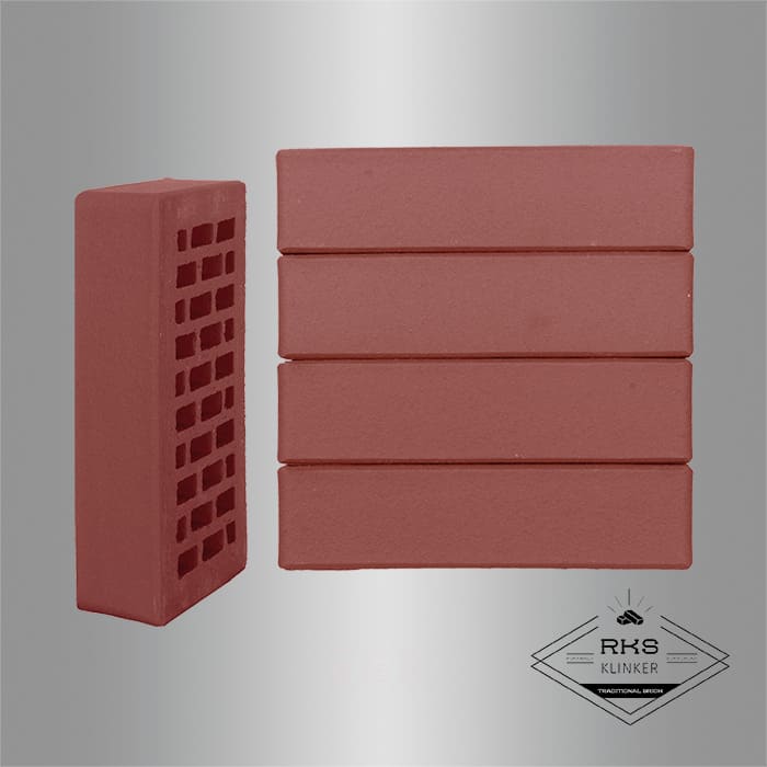 Кирпич облицовочный ЛСР, Винный, Гладкий, 1НФ в Саратове