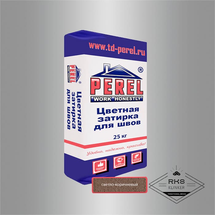 Затирочная смесь Perel RL 45/светло-коричневая в Саратове