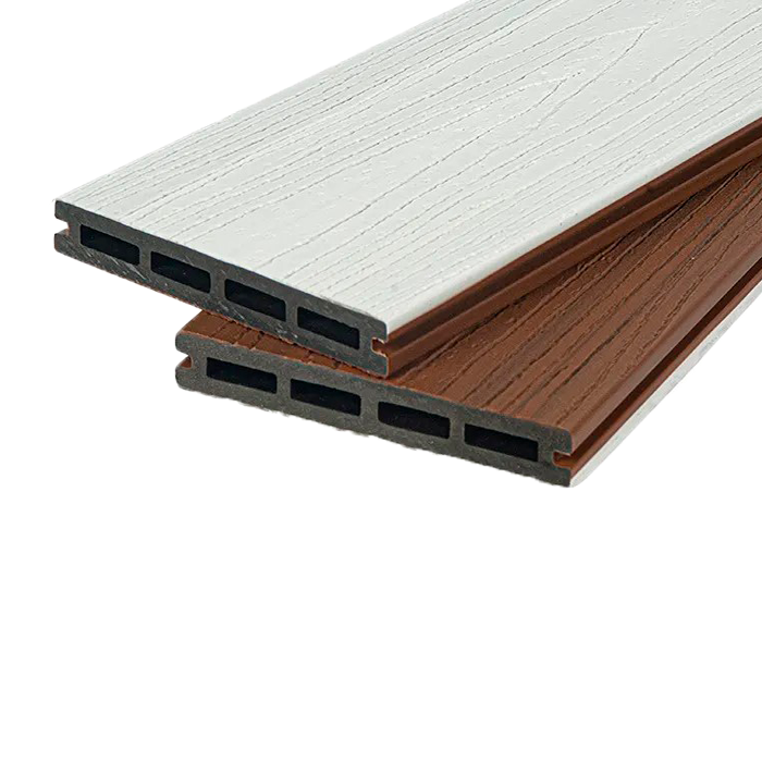 Террасная доска из ДПК Dual POLIVAN GROUP, Profi Co-Extrusion,White в Саратове