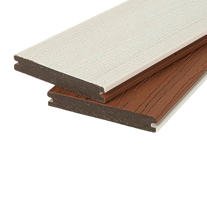 Террасная доска из ДПК Dual POLIVAN GROUP,Solid Co-Extrusion,White в Саратове