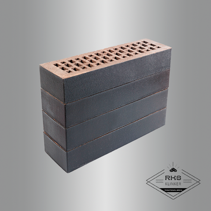 Ригельный кирпич Roben, FARO schwarz-nuanciert glatt, 290х90х90 мм в Саратове