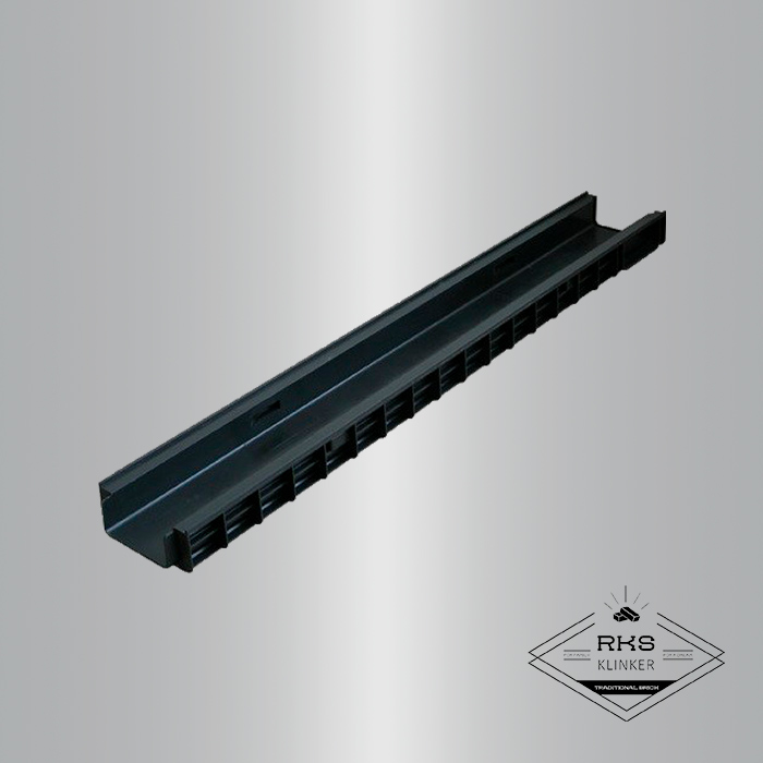 Лоток водоотводный PolyMax Basic пластиковый DN 100, H55 в Саратове