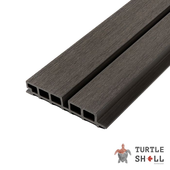 Реечная панель Double Lines, Faroese Smokewood, Co-Extrusion в Саратове