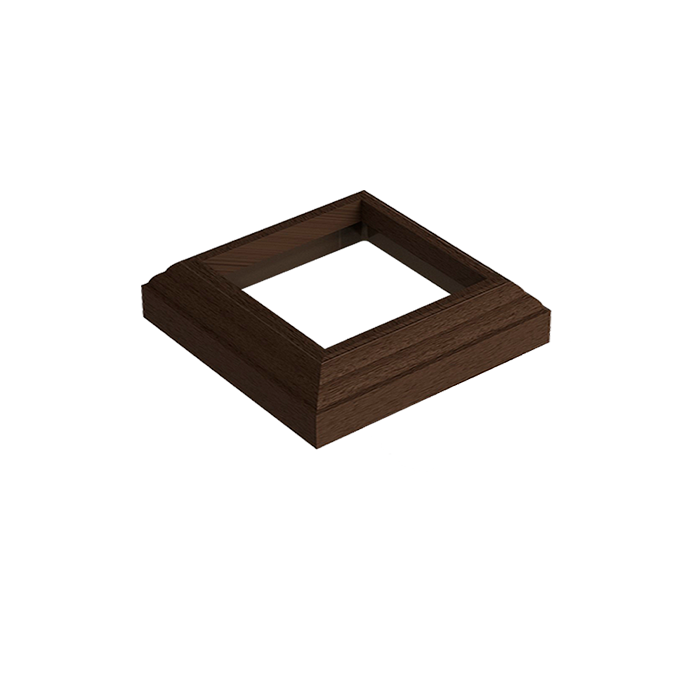 Крышка нижняя для столба из ДПК Woodvex,Select, венге в Саратове