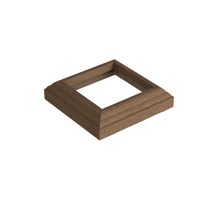 Крышка нижняя для столба из ДПК Woodvex,Select, кофе в Саратове