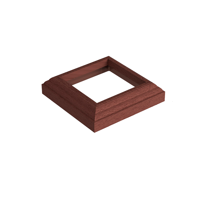 Крышка нижняя для столба из ДПК Woodvex,Select, темно-коричневый в Саратове