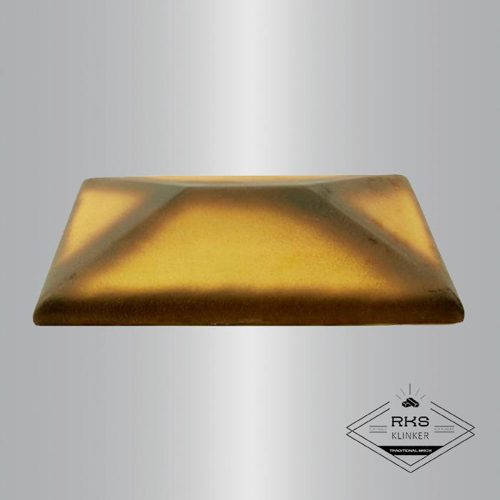 Клинкерный колпак на столб ZG Clinker, СР 300х425 мм, жёлтый тушевой в Саратове