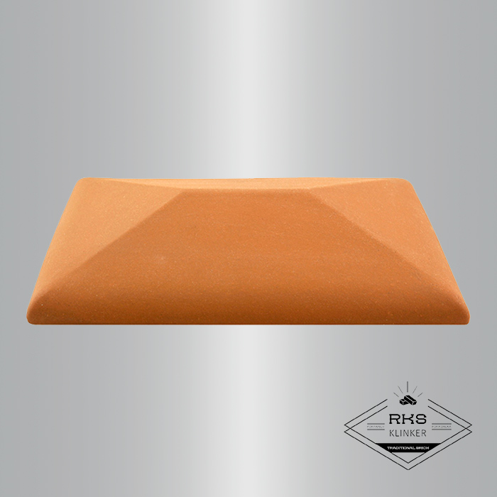 Клинкерный колпак на столб ZG Clinker, СР 300х425 мм., красный в Саратове