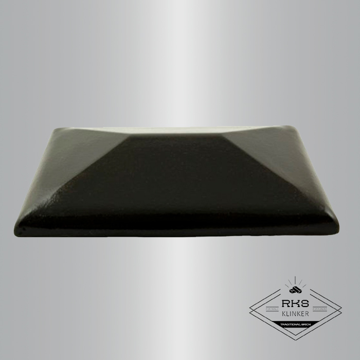 Клинкерный колпак на столб ZG Clinker, СР 300х425 мм, тёмно-коричневый в Саратове