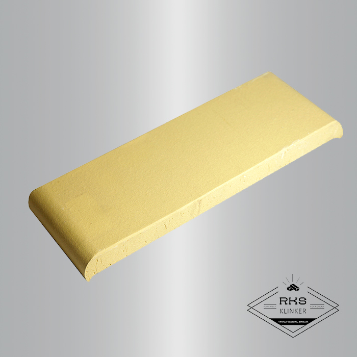 Парапетная плитка ZG Clinker, КР20 190x110x25 мм, Жёлтая в Саратове