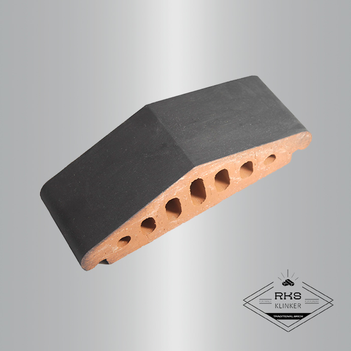 Профильный кирпич для заборов ZG Clinker, К25 310x110x90 мм, Графит в Саратове