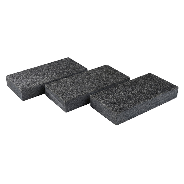 Гранитная брусчатка RKS SLATE Gabbro (Габбро) Пиленая, 200x100 мм в Саратове