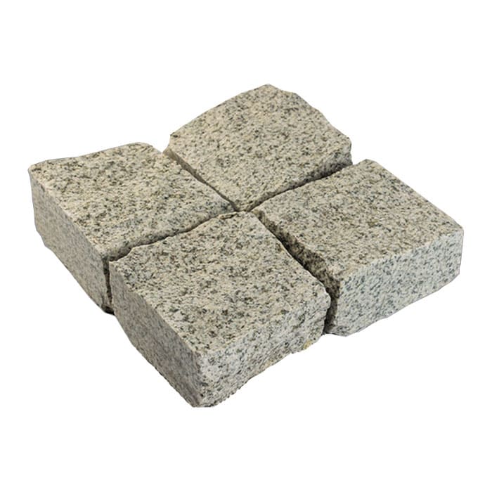 Гранитная брусчатка Мансуровская, Колотая, 100x100 мм в Саратове