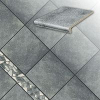 Напольная клинкерная ступень - флорентинер Roccia, 840 grigio в Саратове