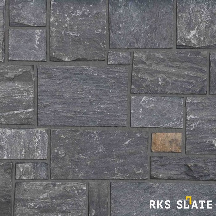 Фасадный облицовочный камень Black Slate Castle в Саратове