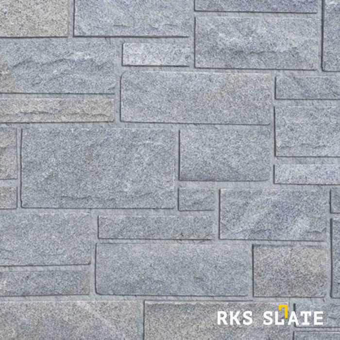 Фасадный облицовочный камень Grey Quartz Castle в Саратове