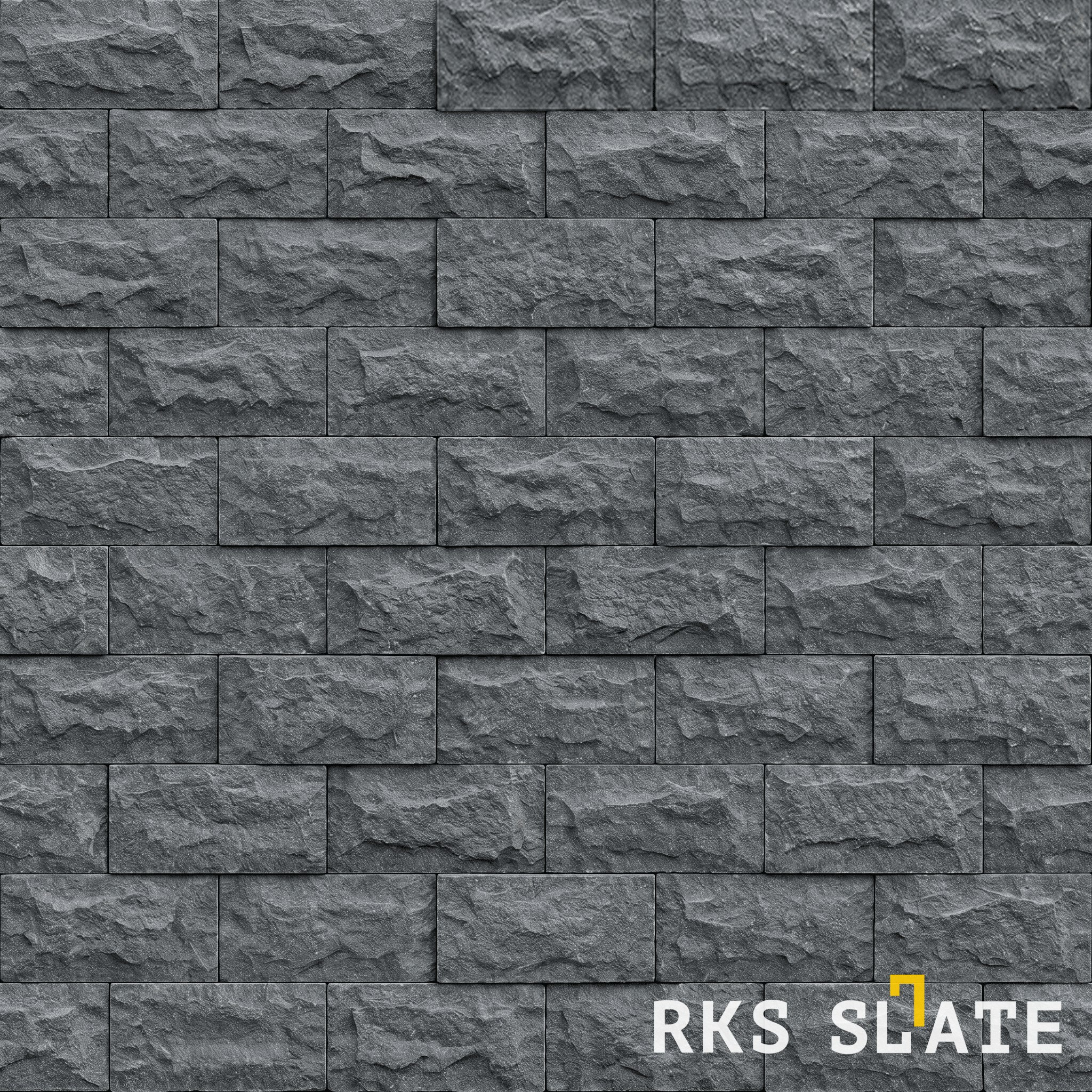 Фасадный колотый камень Black Basalt Rock в Саратове
