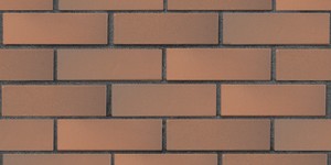 Кирпич облицовочный ЛСР, Светло-коричневый флэш, гладкий 1НФ на графитовом шве