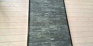 3D мозаика из камня для интерьера RKS SLATE Сланец Black Bark Rockface заказать (3)