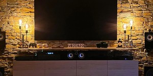 Каменная стена в интерьере 3D панели RKS SLATE Кварцит Multi Quartz Country заказать в РКС Клинкер с доставкой (3)