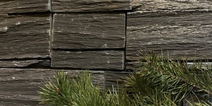Натуральный камень для стен интерьера и экстерьера купить 3D панели Сланец Black Bark Country (2)