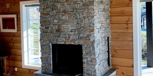 Камин из натурального камня 3D панели RKS SLATE Кварцит Boston Blend Country купить с доставкой (2)