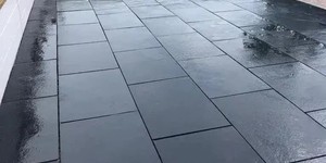 Плитка для улицы из натурального камня Belgian Black 600х300 от RKS SLATE фото (1)